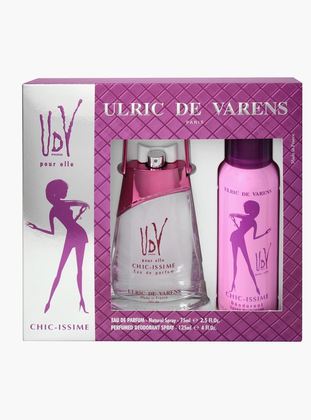 UDV Women Chic-Issime Coffret Set - Eau De Parfum and Deodorant Spray