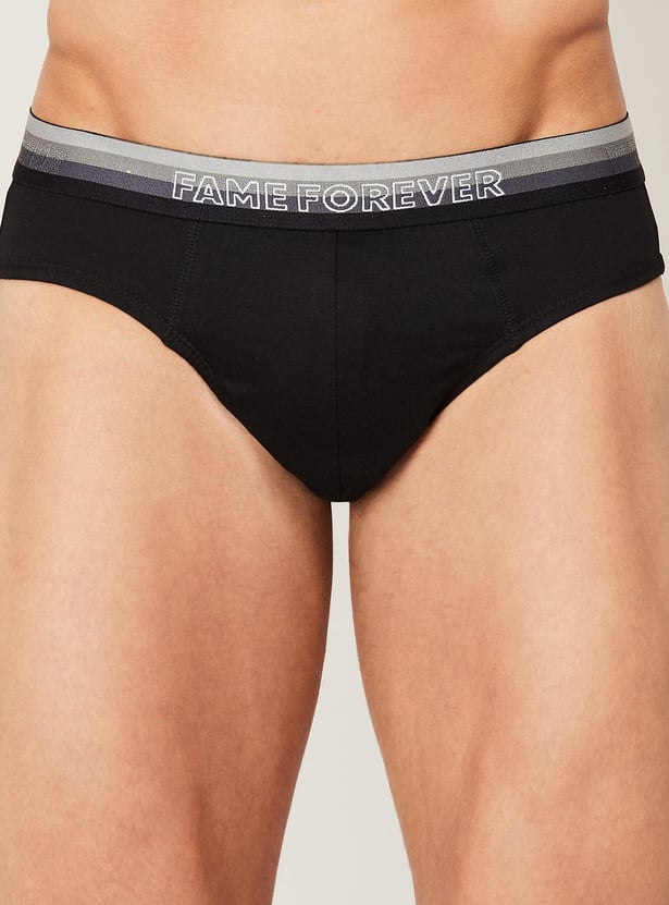 FAME FOREVER Solid Briefs - Pack of 2
