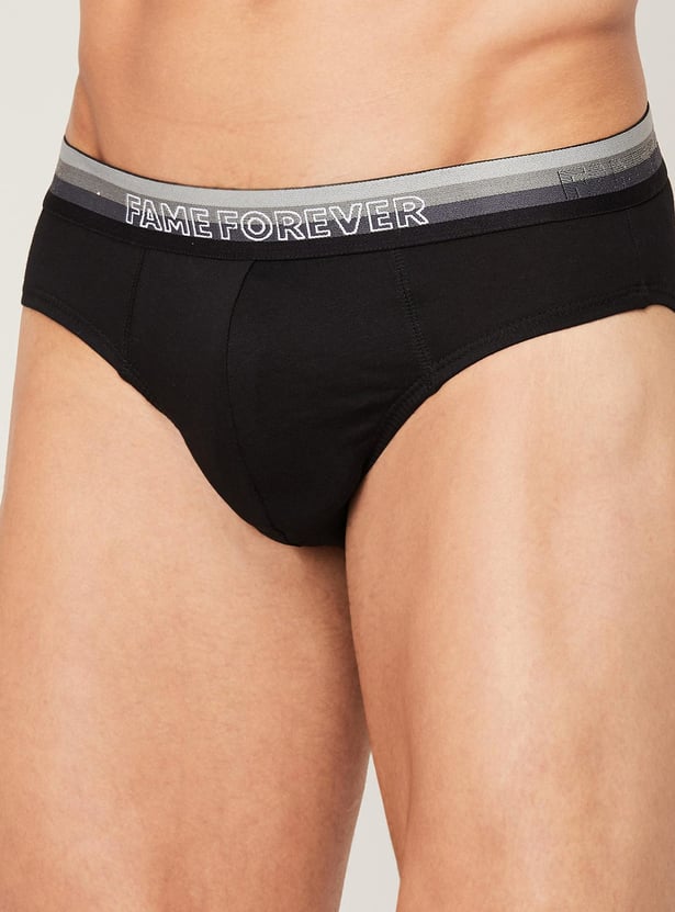 FAME FOREVER Solid Briefs - Pack of 2