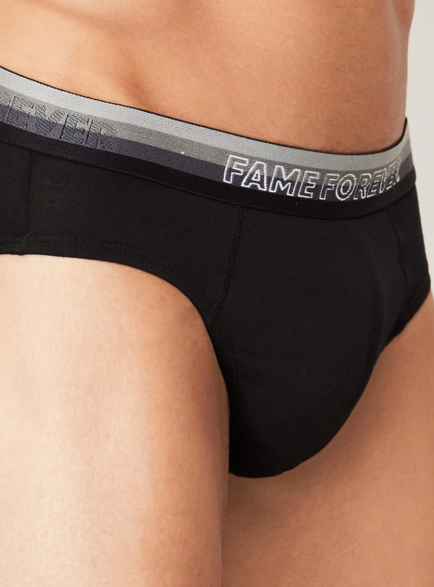 FAME FOREVER Solid Briefs - Pack of 2