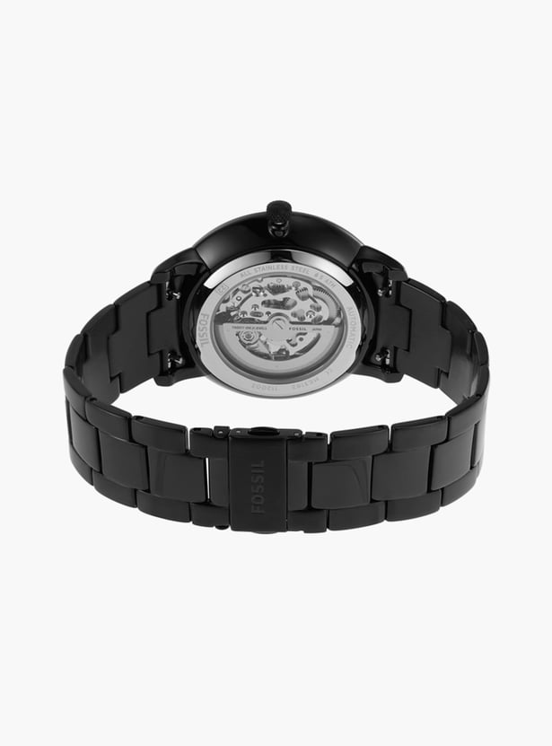 FOSSIL Men Round Automatic Watch with Metal Strap - ME3183I