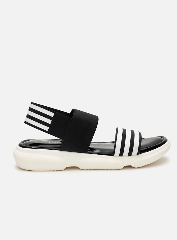CATWALK Women Striped Elasticated Sandals