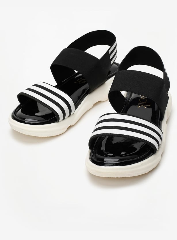 CATWALK Women Striped Elasticated Sandals