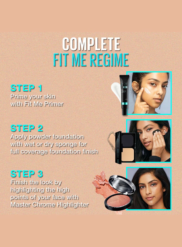 MAYBELLINE NEW YORK Fit Me Ultimate Powder Foundation - 120 Classic Ivory