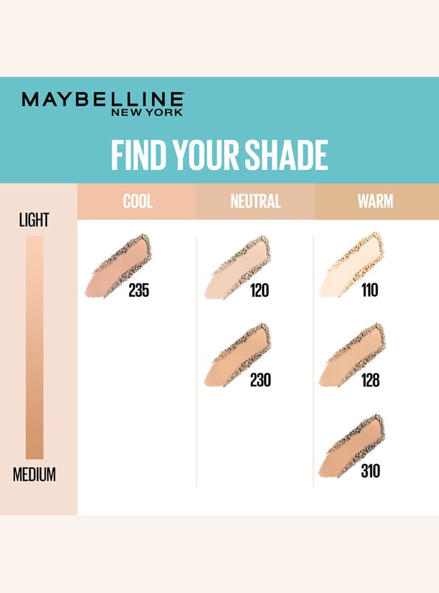 MAYBELLINE NEW YORK Fit Me Ultimate Powder Foundation - 120 Classic Ivory
