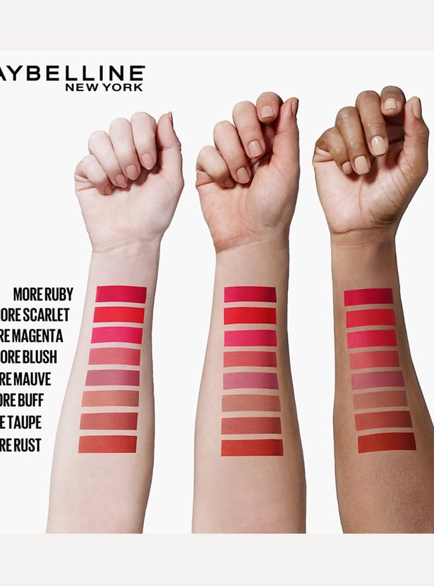MAYBELLINE NEW YORK Color Sensational Ultimatte Lipstick - 399 More Magenta - 1.7 g