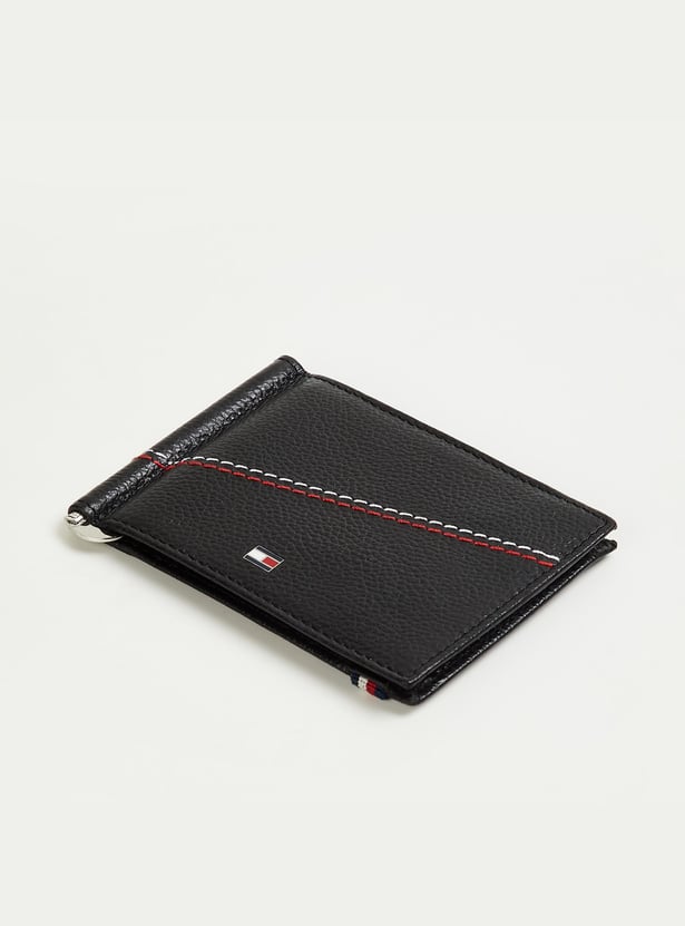 TOMMY HILFIGER Men Striped Bi-Fold Leather Wallet