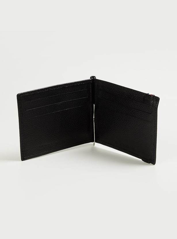 TOMMY HILFIGER Men Striped Bi-Fold Leather Wallet