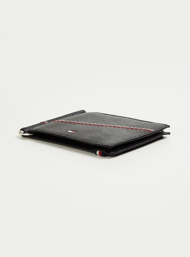 TOMMY HILFIGER Men Striped Bi-Fold Leather Wallet