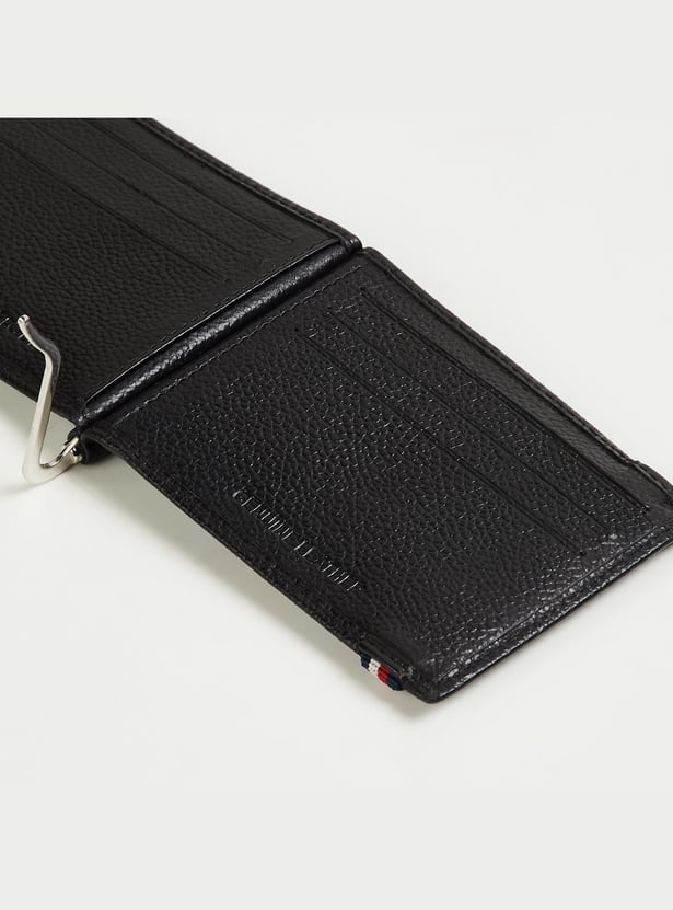TOMMY HILFIGER Men Striped Bi-Fold Leather Wallet