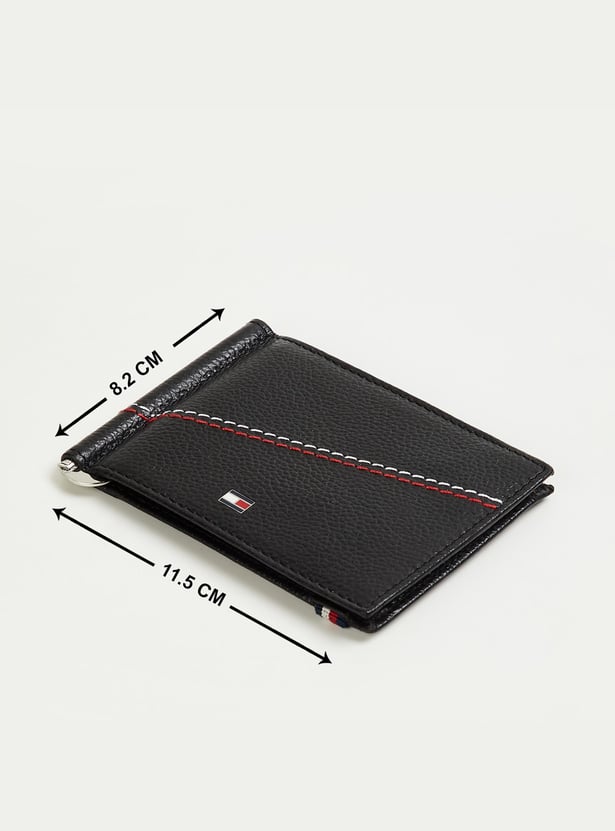 TOMMY HILFIGER Men Striped Bi-Fold Leather Wallet