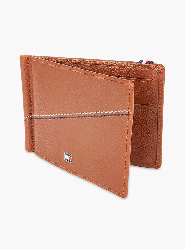 TOMMY HILFIGER Men Striped Bi-Fold Leather Wallet