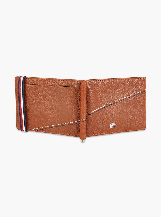 TOMMY HILFIGER Men Striped Bi-Fold Leather Wallet