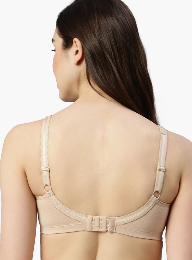 ENAMOR Solid Balconette Non-Padded Non-Wired Bra