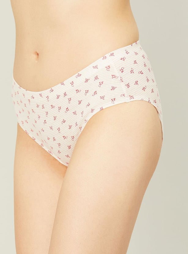 ENAMOR Women Printed Panties - Pack Of 3