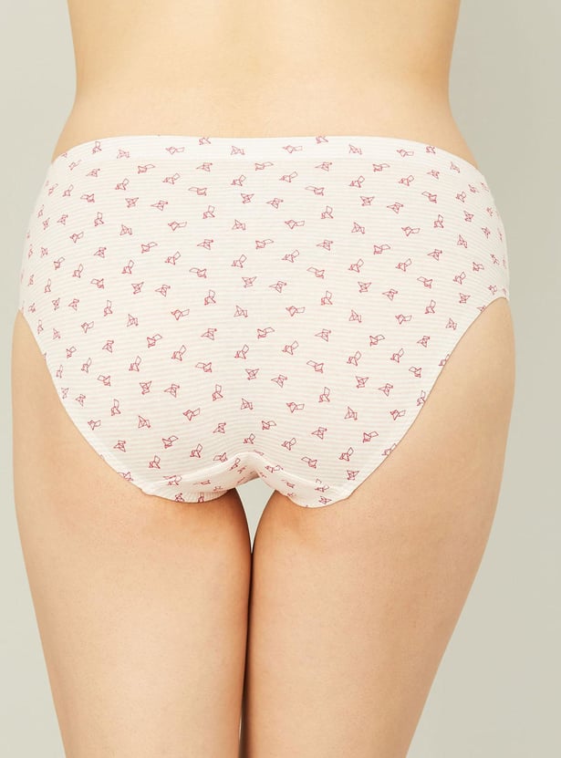 ENAMOR Women Printed Panties - Pack Of 3
