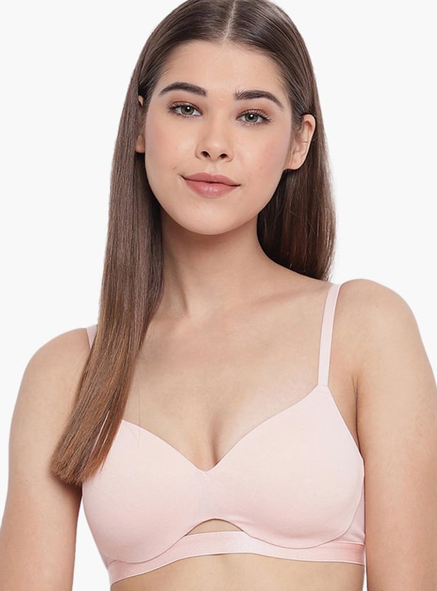ENAMOR Solid Padded Balconette Bra