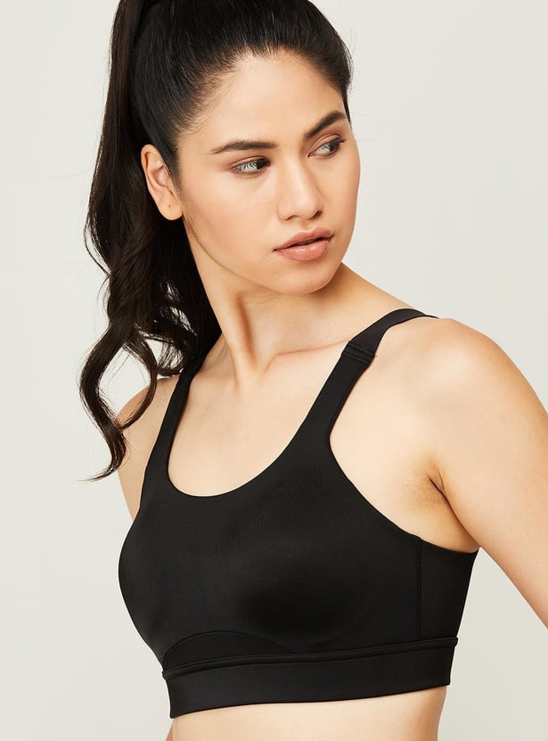 ENAMOR Women Solid Padded Non-Wired Minimizer Bra