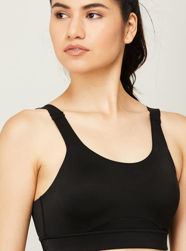 ENAMOR Women Solid Padded Non-Wired Minimizer Bra