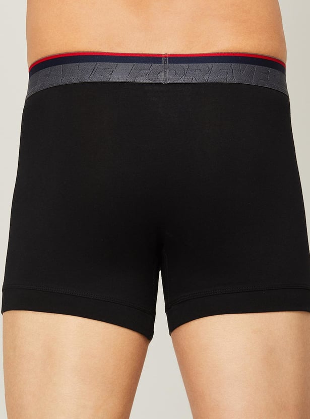 FAME FOREVER Men Solid Trunks - Pack of 2