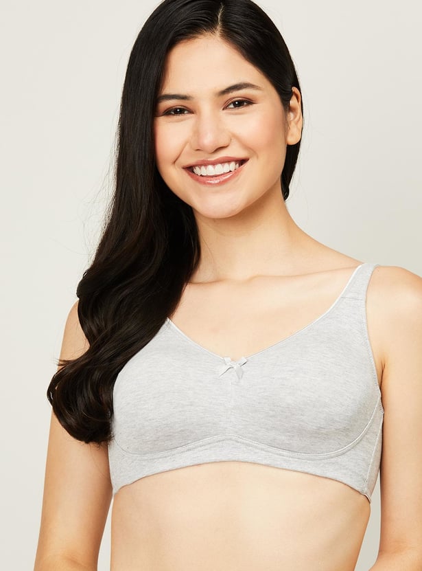 JOCKEY Solid Balconette Non-Padded Non-Wired Bra