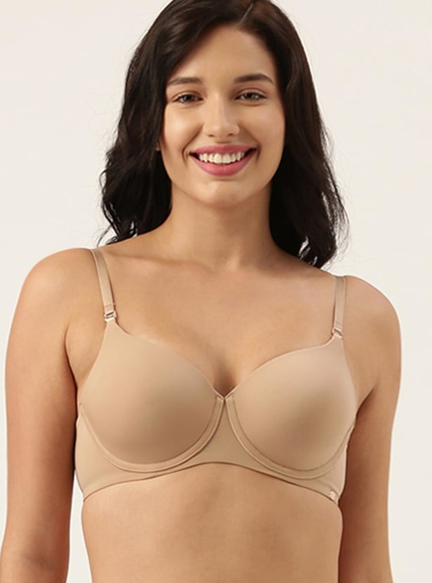 ENAMOR Padded Wired Plunge Bra