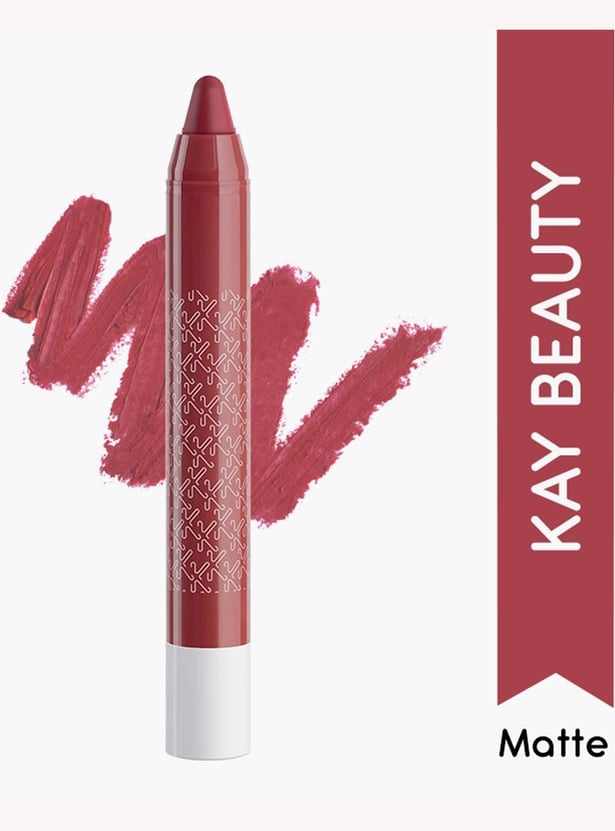 KAY BEAUTY Matteinee Matte Lip Crayon Lipstick - Fraternity - 1.8g