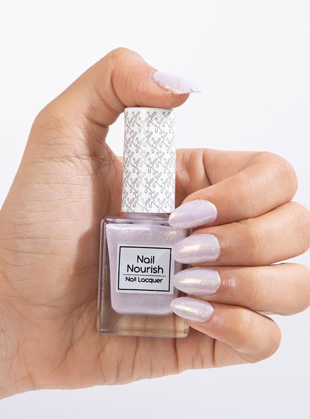 KAY BEAUTY Nail Nourish Glitter Pastel Nail Enamel Polish - Shooting Unicorn