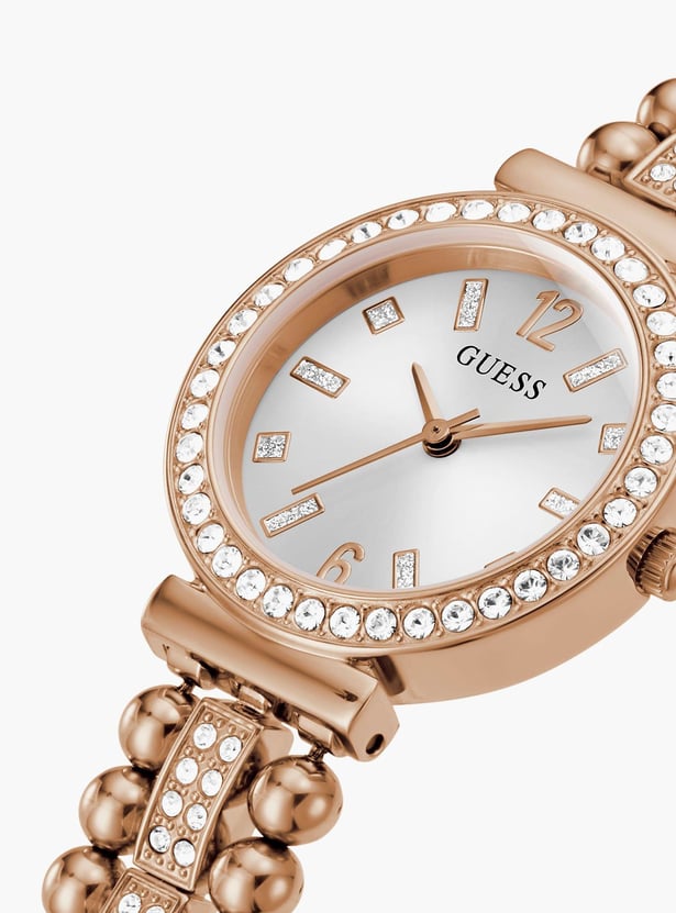 GUESS Women Embellished Analog Watch- GW0401L3