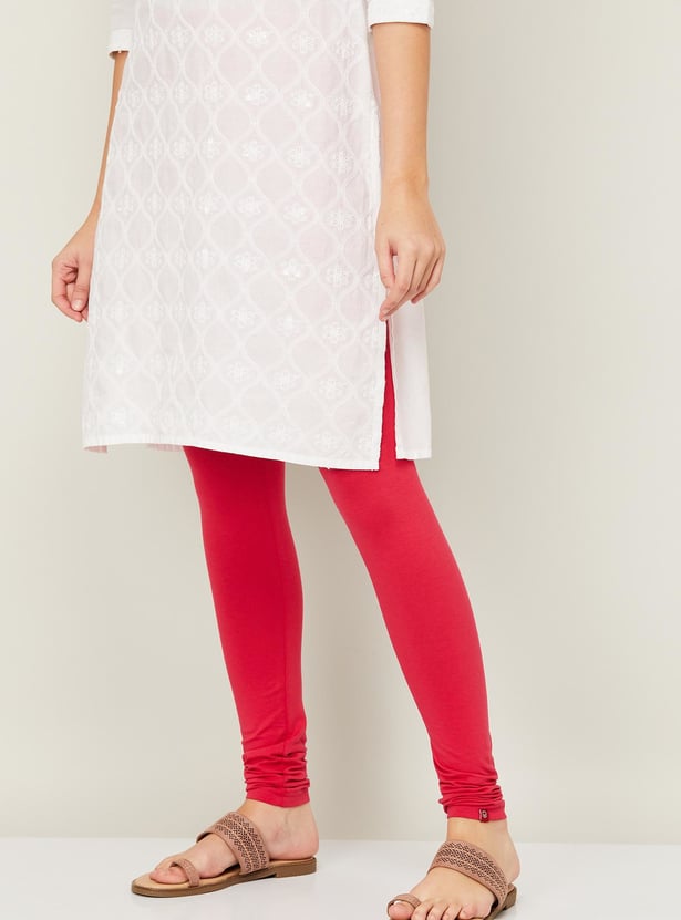 BIBA Women Solid Leggings