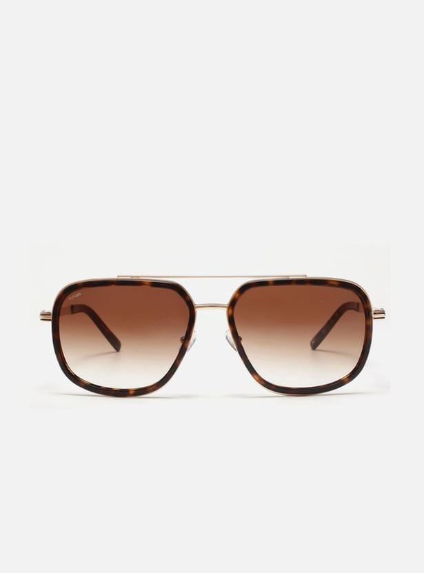 TOMMY HILFIGER Men UV-Protected Square Sunglasses - TH9732C2GLD-DEMI60S