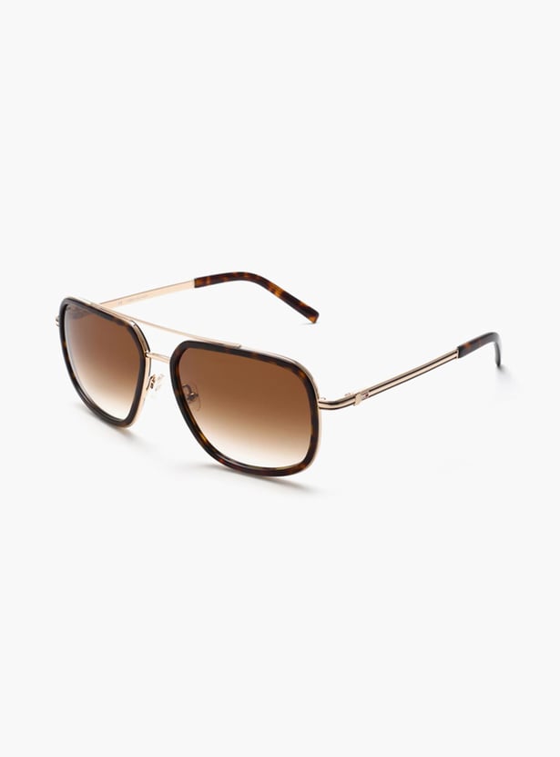 TOMMY HILFIGER Men UV-Protected Square Sunglasses - TH9732C2GLD-DEMI60S
