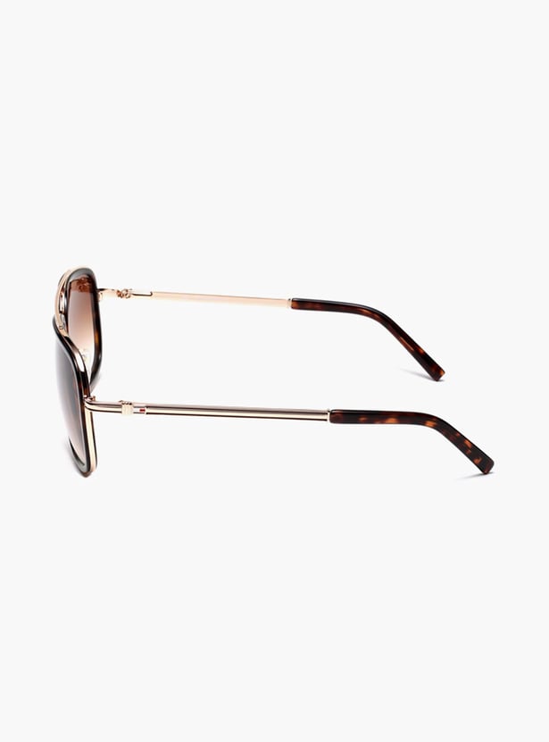 TOMMY HILFIGER Men UV-Protected Square Sunglasses - TH9732C2GLD-DEMI60S