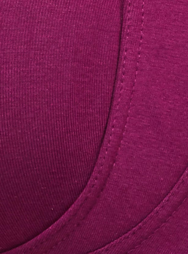 AMANTE Women Solid Non-Padded Non-Wired T-shirt Bra