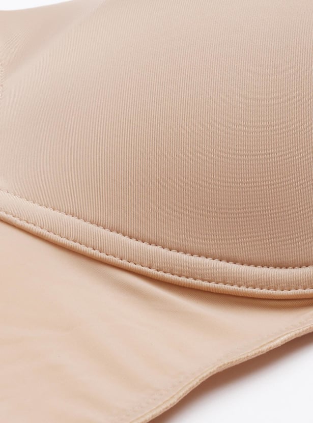 ENAMOR Solid Padded Non-Wired Full Coverage Bra