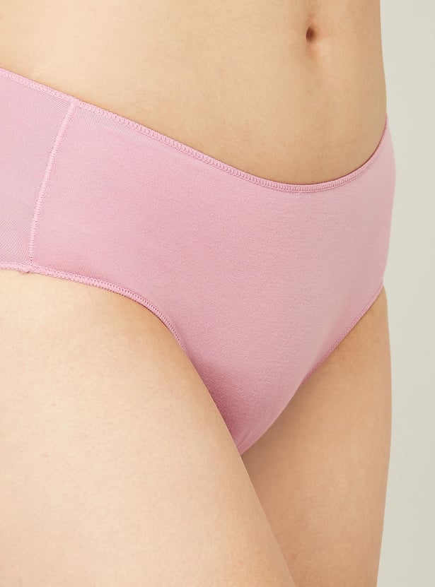 JOCKEY Solid Seamless Hipster Panties