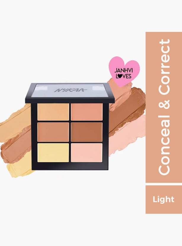 NYKAA SKINgenius Conceal and Correct Palette - Light - 9g