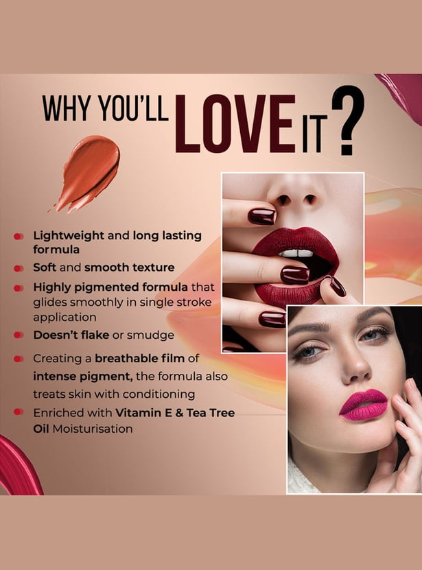 COLORBAR Powerkiss Vegan Matte Lipcolor - Show Down