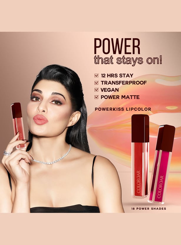 COLORBAR Powerkiss Vegan Matte Lip Colour - Hush On
