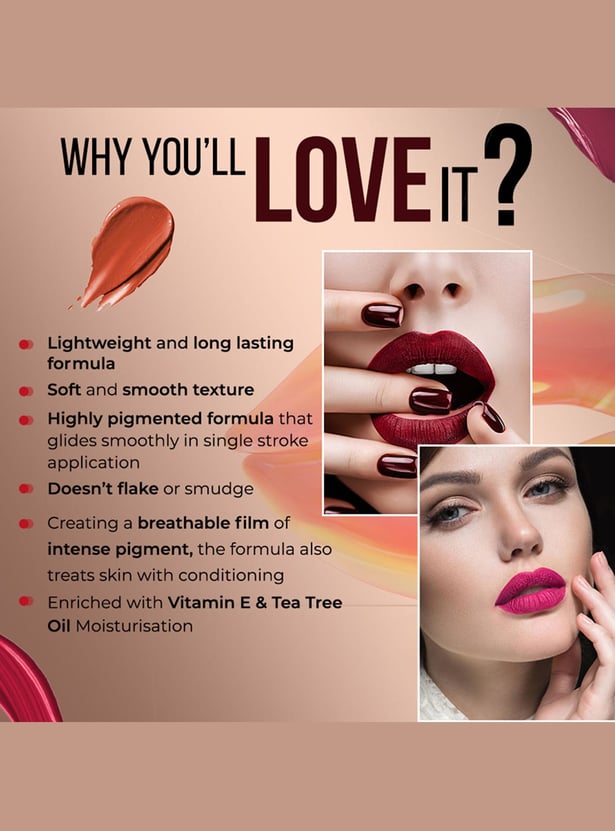 COLORBAR Powerkiss Vegan Matte Lipcolor - Bitch Kiss