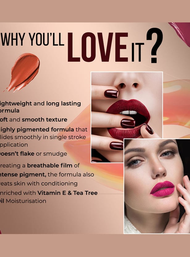 COLORBAR Powerkiss Vegan Matte Lipcolor - Lover Boy