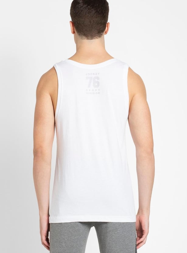 JOCKEY Men Printed Sleeveless Lounge T-shirt