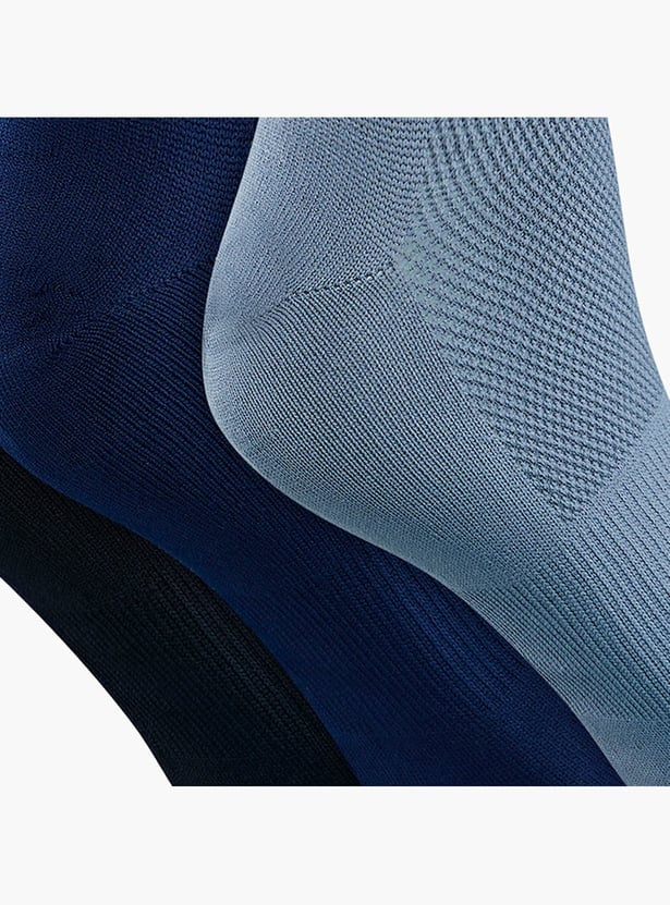 SKECHERS Men Printed Ankle-Length Socks - Pack of 3