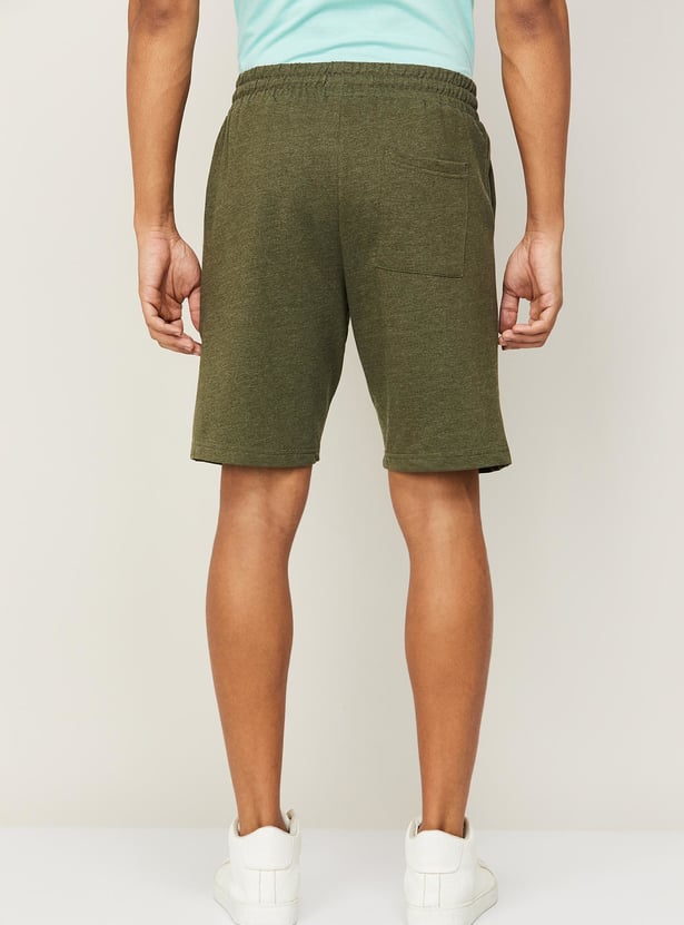FAME FOREVER Men Solid Elasticated Shorts