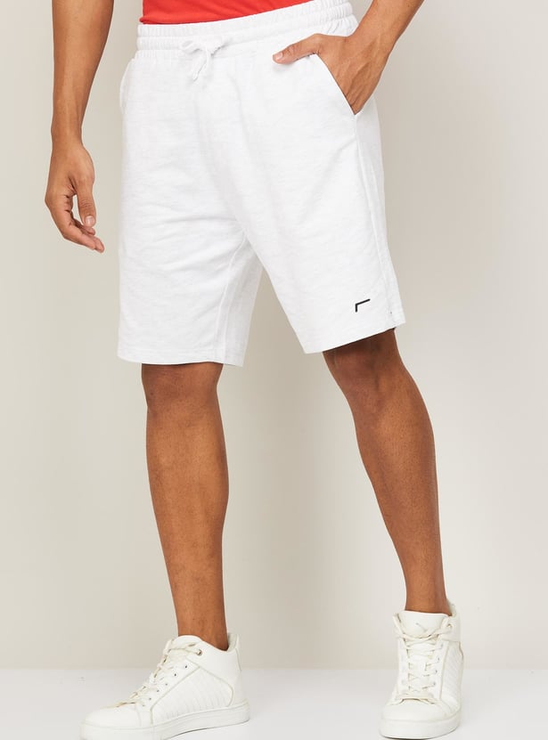 FAME FOREVER Men Solid Elasticated Shorts