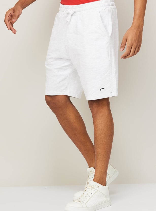 FAME FOREVER Men Solid Elasticated Shorts