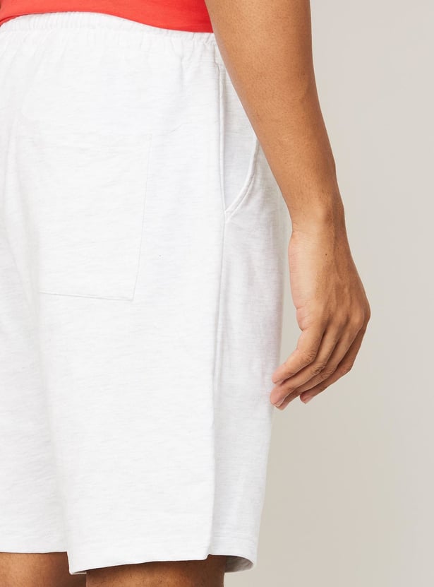 FAME FOREVER Men Solid Elasticated Shorts