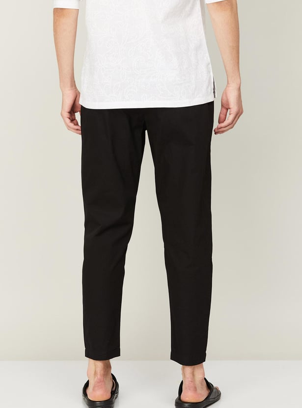MELANGE Solid Elasticated Ethnic Pants