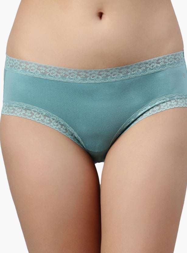 ENAMOR Solid Hipster Panties - Pack of 2