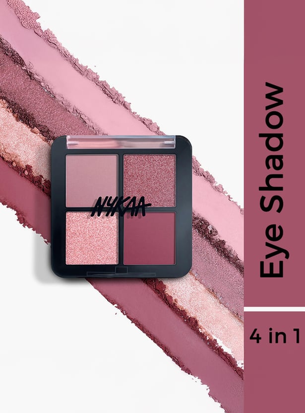 NYKAA Cosmetics Eyes On Me! 4 in 1 Quad Eyeshadow Palette - Brunch Party